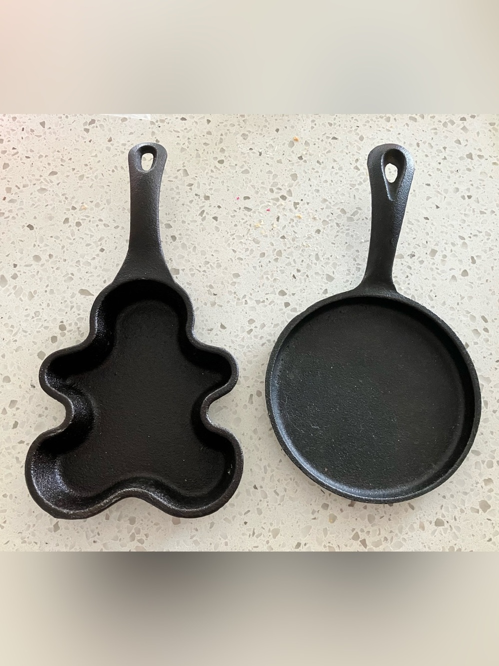 Cast Iron Mini Skillet Set - Black